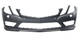Mercedes E-Class Cabriolet 2009-2013 Front Bumper With Wash Jets With Sensor Holes (AMG and AMG Line Models Only) Primed