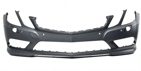 Mercedes E-Class Cabriolet 2009-2013 Front Bumper With Wash Jets With Sensor Holes (AMG and AMG Line Models Only) Primed