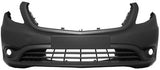 Mercedes Vito Van 2015-2024 Front Bumper No Sensor Holes No Park Assist Holes With Lamp Holes (No Emergency Brake System Models)