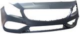 Mercedes CLA Estate 2016-2019 Front Bumper No Sensor Holes No Wash Jet Holes No Park Assist Holes (Fits AMG & AMG-Line Models Only) Primed