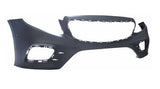 Mercedes E-Class Cabriolet 2017-2020 Front Bumper With Sensor Holes (Fits AMG & AMG-Line Models Only) Primed