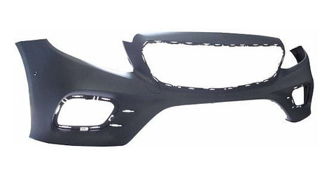 Mercedes E-Class Cabriolet 2017-2020 Front Bumper With Sensor Holes (Fits AMG & AMG-Line Models Only) Primed