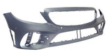 Mercedes C-Class Estate 2018-2022 Front Bumper With Sensor Holes No Camera Hole (AMG Line & AMG Models) Primed 