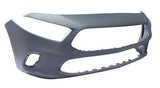 Mercedes A-Class 5 Door Hatchback 2018-2023 Front Bumper No Sensor Holes With Template To Drill Sensors (SE and Sport Models Only) Primed