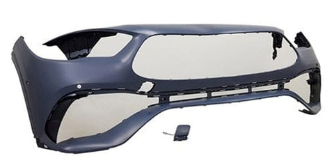 Mercedes GLA Hatchback 2020-2023 Front Bumper With Sensor Holes With Park Assist Holes (AMG and AMG Line Models Only) - Primed