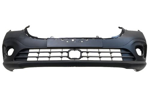 Mercedes Citan Van 2022- Front Bumper With Lamp Holes No Park Assist Holes Textured