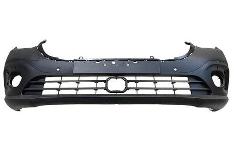 Mercedes Citan Van 2022- Front Bumper With Park Assist Holes With Lamp Holes Textured