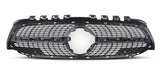 Mercedes A-Class Saloon 2019-2023 Front Grille No Camera Hole Black (Not AMG and AMG Line Models)