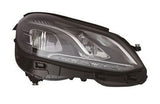 Mercedes E-Class Saloon 2013-2016 Headlamp Halogen Type With LED Daytime Running Lamp Driver Side R