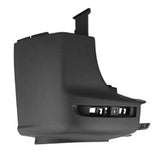 Mercedes Sprinter Van 2018- Rear Bumper Corner No Sensor Hole With Blind Spot Sensor Bracket (All Models Except Short Wheel Base) Textured Passenger Side L