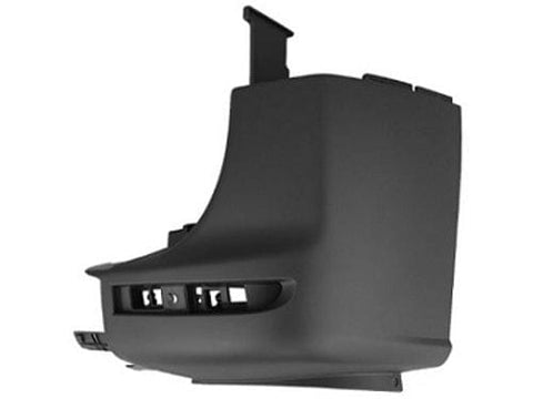 Mercedes Sprinter Van 2018- Rear Bumper Corner No Sensor Hole With Blind Spot Sensor Bracket (All Models Except Short Wheel Base) Textured Driver Side R