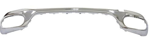 Mercedes GLB SUV 2020-2026 Rear Bumper Spoiler (Fits AMG & AMG-Line Models Only) Chrome