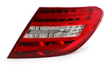 Mercedes C-Class Saloon 2011-2014 Rear Lamp LED Type Driver Side R