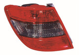 Mercedes C-Class Estate 2007-2011 Rear Lamp (Not LED Type) Red & Smoked Passenger Side L