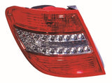Mercedes C-Class Estate 2007-2011 Rear Lamp Red & Clear (LED Type) Passenger Side L