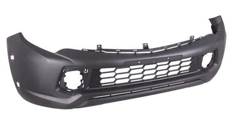 Mitsubishi L200 Pickup 2015-2019 Front Bumper No Wash Jet Holes With Arch Extensions Textured