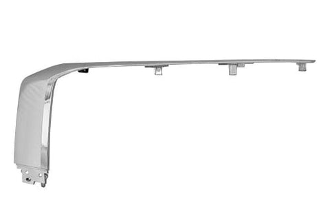 Mitsubishi L200 Pickup 2019-2021 Front Bumper Trim Upper Section Chrome Passenger Side L