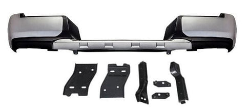 Mitsubishi L200 Pickup 2019-2021 Rear Bumper (Fixings included) Black & Silver