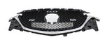 Mazda CX-5 Estate 2017-2023 Front Grille Black With Chrome Trim 