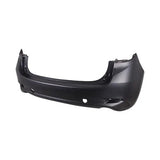 Mazda 3 Hatchback 2016-2019 Rear Bumper No Sensor Holes Needs Priming