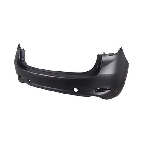 Mazda 3 Hatchback 2016-2019 Rear Bumper No Sensor Holes Needs Priming