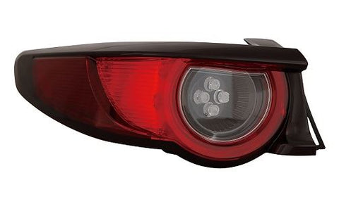 Mazda 3 Hatchback 2019- Rear Lamp Outer Section LED Type Dark Red Wih Smoked Indicator (Fits SE-L & SE-L Lux Models) Passenger Side L