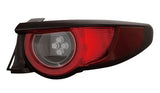 Mazda 3 Hatchback 2019- Rear Lamp Outer Section LED Type Dark Red Wih Smoked Indicator (Fits SE-L & SE-L Lux Models) Driver Side R