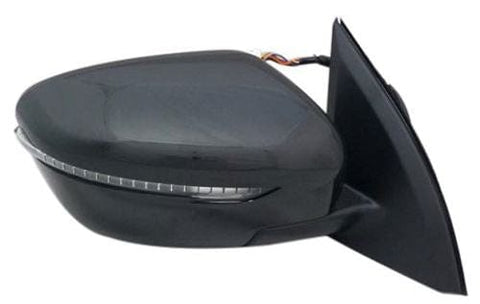 Nissan Qashqai Hatchback 2013-2017 Door Mirror Electric Heated Power Fold No 360 Camera Primed Cover Driver Side R