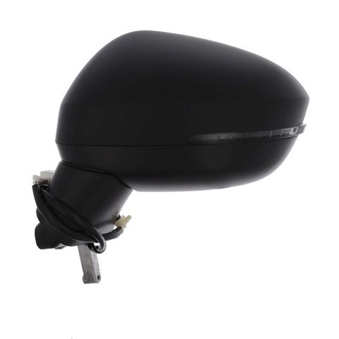 Nissan Qashqai Hatchback 2021-2024 Door Mirror Power Fold Electric Heated With Blind Spot System No 360 Camera - Primed Cover Passenger Side L