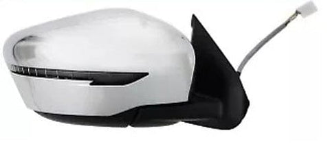 Nissan Navara Pickup 2016-2022 Door Mirror Electric Heated Manual Fold With Indicator Lamp Chrome Cover Passenger Side L
