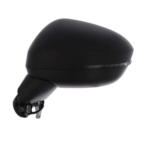 Nissan Juke Hatchback 2019- Door Mirror Electric Heated Power Fold No 360 Camera 10 Hole 8 Pin Connector - Primed Cover Passenger Side L