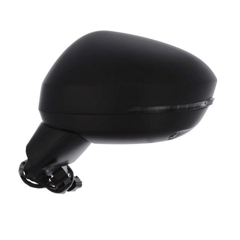 Nissan Juke Hatchback 2019- Door Mirror Electric Heated Power Fold With 360 Camera 10 Hole 9 Pin Connector - Primed Cover Passenger Side L