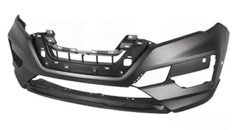 Nissan X-Trail Estate 2017-2022 Front Bumper With Sensor Holes With Park Assist Holes No Wash Jet Holes - Needs Priming
