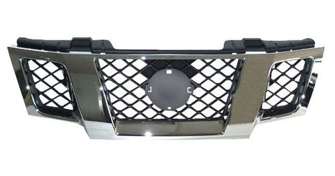 Nissan Navara Pickup 2010-2016 Front Grille Black & Chrome 