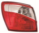 Nissan Qashqai Hatchback 2010-2013 Rear Lamp Outer Section (Part LED Type) Passenger Side L