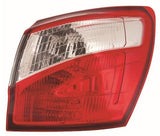 Nissan Qashqai Hatchback 2010-2013 Rear Lamp Outer Section (Part LED Type) Driver Side R