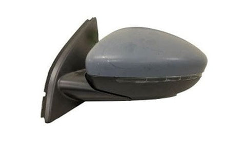 Peugeot 308 Estate 2017-2021 Door Mirror Electric Heated Power Fold No Lane Assist With Foot Lamp Primed Cover Passenger Side L