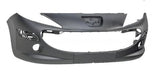 Peugeot 207 5 Door Hatchback 2006-2009 Front Bumper No Wash Jet Holes With Lamp Holes (Fits SE & S Models Only) Primed