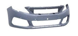 Peugeot 308 5 Door Hatchback 2017-2021 Front Bumper With Sensor Holes No Park Assist Holes (Not GTI or GT-Line Models) Primed