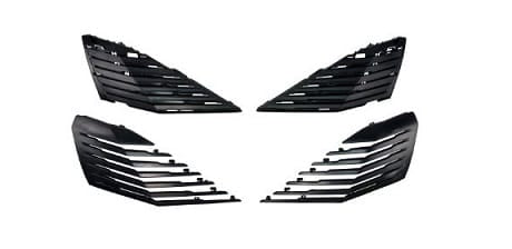 Peugeot 3008 Hatchback 2020-2024 Front Grille 4 Piece Set