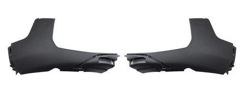 Peugeot 3008 Hatchback 2017-2021 Front Bumper Spoiler Outer Section No Sensor Hole (Not Gt-Line Models) 2 Piece Set Textured 