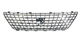 Peugeot 5008 MPV 2017-2021 Front Grille Outer Section No Camera Hole (GT-Line Models) Black With Chrome Trims 