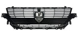 Peugeot 308 5 Door Hatchback 2021- Front Grille Main Section No Sensor Holes No Camera Hole (Fits Active Models) Black 