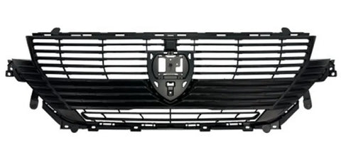 Peugeot 308 5 Door Hatchback 2021- Front Grille Main Section No Sensor Holes No Camera Hole (Fits Active Models) Black 