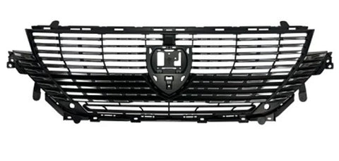 Peugeot 308 5 Door Hatchback 2021- Front Grille Main Section With Sensor Holes No Camera Hole (Fits Allure Models) Black & Chrome 