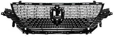 Peugeot 308 Estate 2021- Front Grille Main Section With Sensor Holes With Camera Hole (Fits GT Models) Gloss Black 