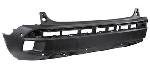 Peugeot 3008 Hatchback 2021-2024 Rear Bumper With Park Assist System With Sensor Holes Textured