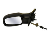 Renault Megane 5 Door Hatchback 2006-2008 Door Mirror Manual Type Not Heated - Black Cover Passenger Side L