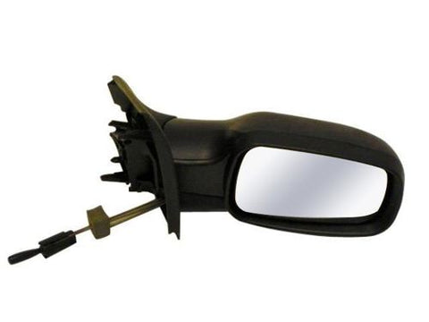 Renault Megane Estate 2003-2006 Door Mirror Manual Type Not Heated - Black Cover Driver Side R