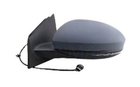 Renault Megane 5 Door Hatchback 2016-2021 Door Mirror Electric Heated Power Fold With Puddle Lamp Primed Cover Passenger Side L